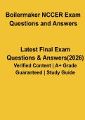 Boilermaker NCCER Exam &ndash; Questions & Answers Study Guide PDF