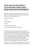 MN MFT ORAL EXAM 2026 QUESTION &NewLine;COLLECTION FAMILY SYSTEMS THERAPY &NewLine;MODULE SOLVED ITEMS AND RESPONSE KEY