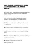 NAFC PERSONAL TRAINING PRACTICE&NewLine;EXAMINATION 2026 QUESTIONS WITH&NewLine;ANSWERS GRADED A&plus;
