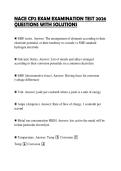 NAFC PERSONAL TRAINING ACTUAL&NewLine;EXAM PAPER 2026 QUESTIONS WITH&NewLine;ANSWERS GRADED A&plus;