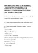 MSF RIDERCOACH PREP EXAM 2026 FINAL &NewLine;ASSESSMENT PAPER RIDER TRAINING &NewLine;PRINCIPLES COMPREHENSIVE QUESTIONS &NewLine;AND ANSWERS VERIFIED A&plus;