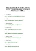 NACE CP2 EXAM EXAMINATION TEST 2026&NewLine;QUESTIONS WITH SOLUTION