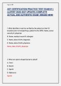 AST CERTIFICATION PRACTICE TEST EXAM &num;1 &vert; &NewLine;&lbrace;LATEST 2026&sol; 2027 UPDATE&rcub; COMPLETE &NewLine;ACTUAL AND AUTHENTIC EXAM &vert; BRAND NEW&excl; 