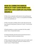 NASM CES FULL QUESTION SOLUTION&NewLine;SHEET 2026 ANSWERS GRADED A&plus;