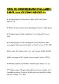 NASM CES CORRECTIVE EXERCISE&NewLine;SPECIALIST COMPREHENSIVE TEST PAPER&NewLine;2026 QUESTIONS WITH COMPLETE&NewLine;SOLUTIONS GRADED A&plus;