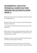 MULTIDIMENSIONAL CARE III EXAM 1 &NewLine;PROFESSIONAL EXAMPREP 2026 TESTED &NewLine;QUESTIONS AND SOLUTIONS FULL REVIEW &NewLine;GRADED A&plus;