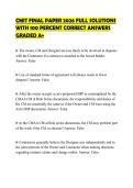CMIT FINAL PAPER 2026 FULL SOLUTIONS&NewLine;WITH 100 PERCENT CORRECT ANSWERS&NewLine;GRADED A&plus;