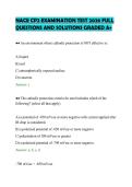 NACE CP2 EXAMINATION TEST 2026 FULL &NewLine;QUESTIONS AND SOLUTIONS GRADED A&plus; 