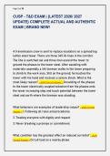 CUSP - T&D EXAM &vert; &lbrace;LATEST 2026&sol; 2027 &NewLine;UPDATE&rcub; COMPLETE ACTUAL AND AUTHENTIC &NewLine;EXAM &vert; BRAND NEW&excl;