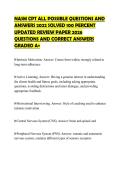 NASM CPT ALL POSSIBLE QUESTIONS AND&NewLine;ANSWERS 2022 SOLVED 100 PERCENT&NewLine;UPDATED REVIEW PAPER 2026&NewLine;QUESTIONS AND CORRECT ANSWERS&NewLine;GRADED A&plus;