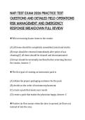 NAFI TEST EXAM 2026 PRACTICE TEST &NewLine;QUESTIONS AND DETAILED FIELD OPERATIONS &NewLine;RISK MANAGEMENT AND EMERGENCY &NewLine;RESPONSE BREAKDOWN FULL REVIEW 