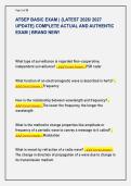 ATSEP BASIC EXAM &vert; &lbrace;LATEST 2026&sol; 2027 &NewLine;UPDATE&rcub; COMPLETE ACTUAL AND AUTHENTIC &NewLine;EXAM &vert; BRAND NEW&excl; 