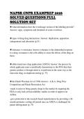 NAPSR CNPR EXAMPREP 2026 &NewLine;SOLVED QUESTIONS FULL &NewLine;SOLUTION SET