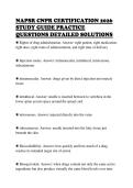 NAPSR CNPR CERTIFICATION 2026 &NewLine;STUDY GUIDE PRACTICE &NewLine;QUESTIONS DETAILED SOLUTIONS 