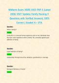 Midterm Exam&colon; NURS 5433 FNP II &lpar;Latest 2026&sol; 2027 Update&rpar; Family Nursing II Questions with Verified Answers&vert; 100&percnt; Correct &vert; Graded A&plus; UTA&period;