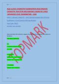 AQA A-LEVEL CHEMISTRY EXAMINATION 2026&vert;ORGANIC &NewLine;CHEMISTRY&colon; REACTION MECHANISMS CHEMISTRY &lpar;7405&rpar; &NewLine;&vert;ADVANCED LEVEL EXAMINATION &ndash; 2026 &NewLine;PAPER 2&colon; ORGANIC CHEMISTRY &mdash; REACTION MECHANISMS AND SYNTHESIS &NewLine;Qualification&colon; A-Level Chemistry &lpar;AQA Specification&rpar; 