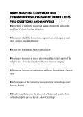 NAVY HOSPITAL CORPSMAN HCB TEST 1 9&NewLine;FULL CONCEPT MASTERY EXAMINATION
