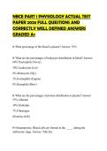 NBCE CHIROPRACTIC BOARDS TEST BANK&NewLine;2026 QUESTIONS WITH ANSWERS GRADED&NewLine;A&plus;