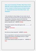 State Laws Cosmetology TN 2026 &vert;&vert; Most Recent Exam &NewLine;2026-2027 Actual Complete Real Exam Questions And &NewLine;Correct Answers &lpar;Verified Answers&rpar; Already Graded             &NewLine;A&plus; &vert; Guaranteed Success&excl;&excl; Brand New Exam &vert; Just  &NewLine;Released&excl;&excl;