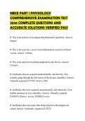 NBCE CHIROPRACTIC BOARDS MIDTERM&NewLine;EVALUATION 2026 QUESTIONS WITH&NewLine;ANSWERS GRADED A&plus;