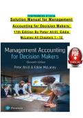 Management Accounting for Decision Makers 10th Edition Study Guide &vert; Atrill & McLaney Notes&comma; CVP&comma; Budgeting&comma; Decision Making & Exam Revision Companion &lpar;Original Content&rpar;