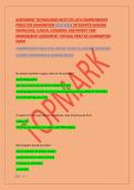 ASSESSMENT TECHNOLOGIES INSTITUTE &lpar;ATI&rpar; COMPREHENSIVE &NewLine;PREDICTOR EXAMINATION 2025&sol;2026&vert; INTEGRATED NURSING &NewLine;KNOWLEDGE&comma; CLINICAL JUDGMENT&comma; AND PATIENT CARE &NewLine;MANAGEMENT ASSESSMENT &vert;OFFICIAL PRACTICE EXAMINATION &NewLine;PAPER &NewLine;COMPREHENSIVE NCLEX-LEVEL REVIEW 