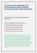 TNCC PRE-COURSE ASSESSMENT TEST &vert; &NewLine;&lbrace;LATEST 2026&sol; 2027 UPDATE&rcub; COMPLETE &NewLine;ACTUAL AND AUTHENTIC EXAM &vert; BRAND NEW&excl; 