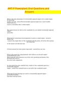 AMT-P Powerplant Oral Questions and Answers