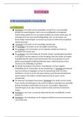 Sociologie I &vert; VUB &vert; 2023&sol;2024