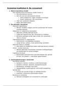 Samenvatting Economie&comma; Hoofdstuk 8&comma; De consument&comma; Arteveldehogeschool&comma; 2025&sol;26