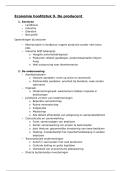 Economie Hoofdstuk 9&comma; De Producent&comma; Arteveldehogeschool&comma; 2025&sol;26