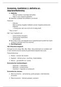 Samenvatting Economie&comma; definities&comma; Hoofdstuk 1&comma; Arteveldehogeschool&comma; 2025&sol;26