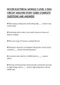 NCCER ELECTRICAL MODULE 2 LEVEL 2 2026 &NewLine;CIRCUIT ANALYSIS STUDY GUIDE COMPLETE &NewLine;QUESTIONS AND ANSWERS