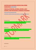 AUDITING AND ASSURANCE SERVICES FINAL SPRING &NewLine;EXAMINATION &lpar;2025&sol;2026&rpar; &NewLine;FINANCIAL REPORTING&comma; INTERNAL CONTROL&comma; AUDIT &NewLine;EVIDENCE&comma; AND PROFESSIONAL STANDARDS ASSESSMENT &NewLine;OFFICIAL PRACTICE EXAMINATION PAPER &NewLine;ACCOUNTING&comma; AUDITING THEORY AND APPLICATION &ndash; P
