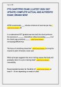 PTS CANFITPRO EXAM &vert; &lbrace;LATEST 2026&sol; 2027 &NewLine;UPDATE&rcub; COMPLETE ACTUAL AND AUTHENTIC &NewLine;EXAM &vert; BRAND NEW&excl;
