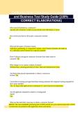 California State Contractors License Law and Business Test Study Guide Complete Questions and Elaborated Answers
