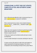 CPR&sol;RQI EXAM &vert; &lbrace;LATEST 2026&sol; 2027 UPDATE&rcub; &NewLine;COMPLETE ACTUAL AND AUTHENTIC EXAM &vert; &NewLine;BRAND NEW&excl; 