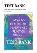 Test Bank&colon; Women's Health Care in Advanced Practice Nursing&comma; Second Edition by Alexander