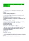 NURS 240 2026 LATEST EXAM Q&A&NewLine;GRADED A&plus;