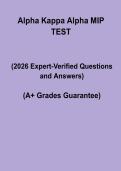 Alpha Kappa Alpha MIP Test &ndash; Study Guide & Practice Questions PDF