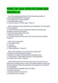 NURS 315 2026 LATEST EXAM Q&A&NewLine;GRADED A&plus;
