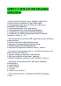 NURS 240 2026 UPDATED EXAM Q&A&NewLine;GRADED A&plus;