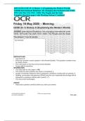 2026 Update OCR GCSE History A J410-06 International Relations 1918&ndash;1975 with USA 1919&ndash;1948 &lpar;9&ndash;1&rpar; Complete Question Paper