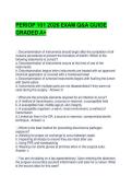 PERIOP 101 2026 PRACTICE EXAM&NewLine;Q&A GRADED A