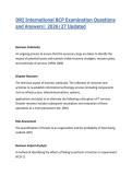 DRI International BCP Examination Questions and Answers&vert; 2026&sol;27 Updated