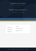 SAN3701 Assignment 01 2026 &vert;Structural Analysis IV &vert;