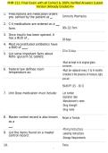 PHM 111&colon; Final Exam with all Correct & 100&percnt; Verified Answers &vert;Latest Version &vert;Already Graded A&plus;