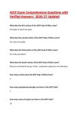 AICP Exam Comprehensive Questions with Verified Answers&vert; 2026&sol;27 Updated