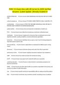 PHM 111 Exam One with All Correct & 100&percnt; Verified Answers &vert;Latest Update &vert;Already Graded A&plus;