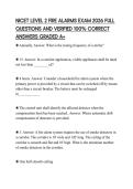 NICET LEVEL 2 FIRE ALARMS EXAM 2026 FULL &NewLine;QUESTIONS AND VERIFIED 100&percnt; CORRECT &NewLine;ANSWERS GRADED A&plus; 
